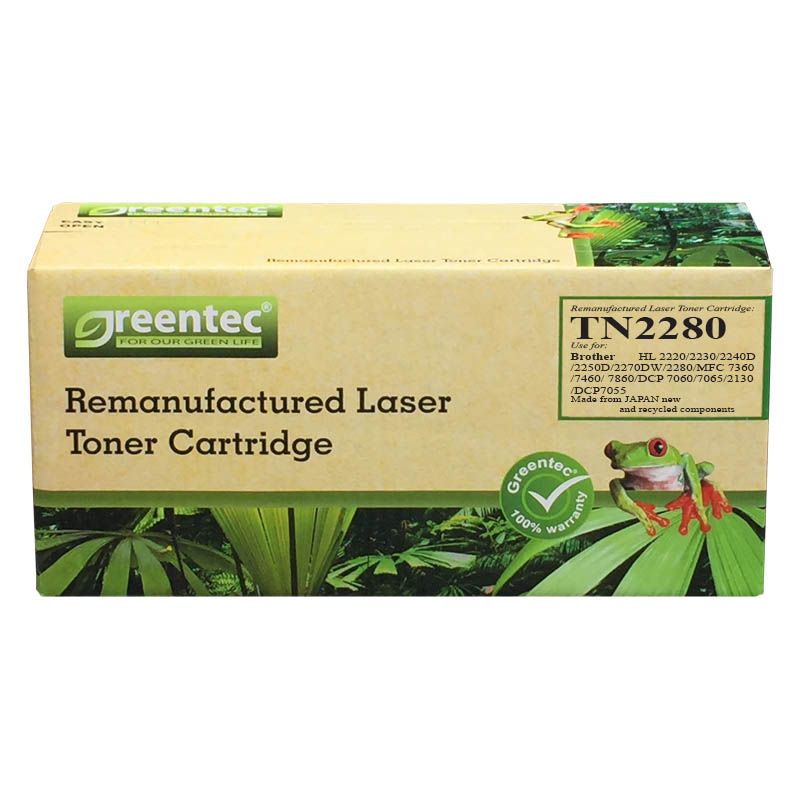 Mực in laser đen trắng Greentec Brother TN2280
