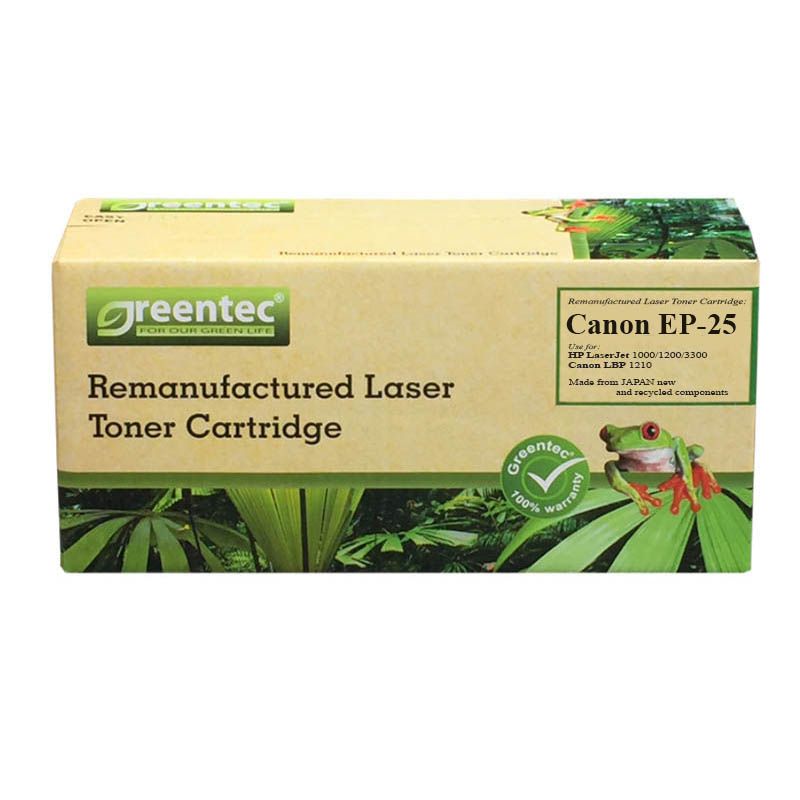 Mực in laser đen trắng Greentec Canon EP-25