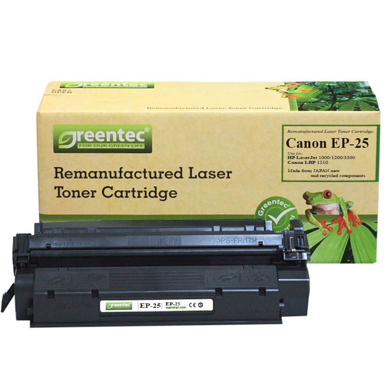 Mực in laser đen trắng Greentec Canon EP-25