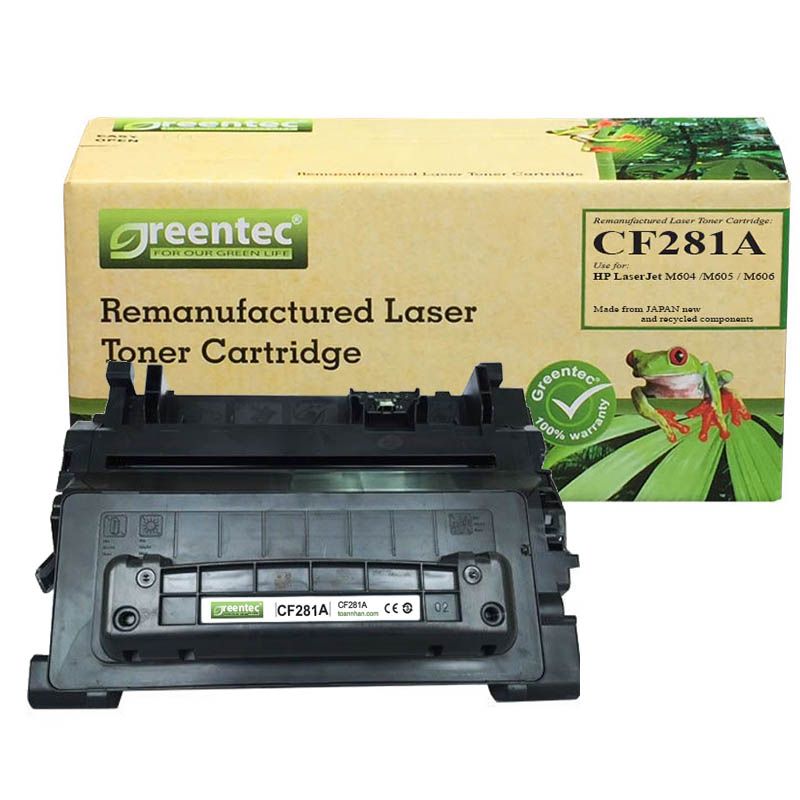 Mực in laser đen trắng Greentec HP 81A (CF281A)