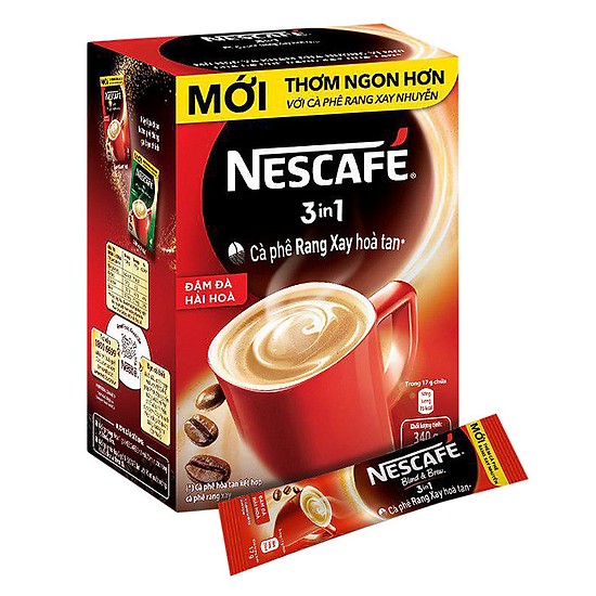 Nescafé Cà Phê Sữa Đá 3in1 (20g / Gói) màu đỏ